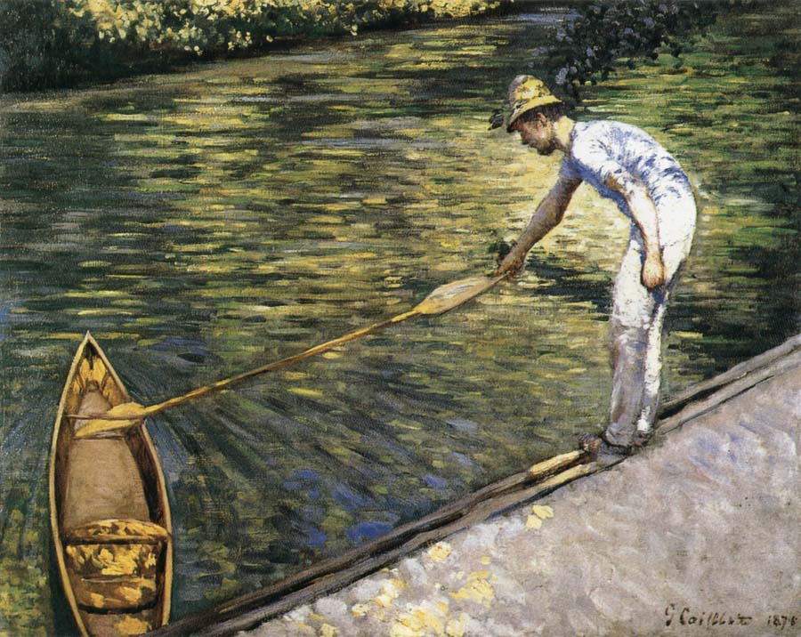 Gustave Caillebotte Tug the racing boat